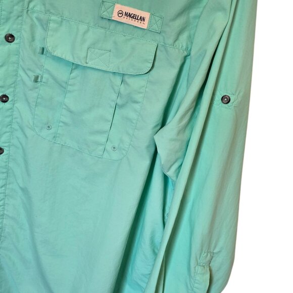 Men's MAGELLAN OUTDOORS Long Sleeve Fishing Shirt sz 3X - Picture 2 of 9